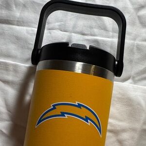 FOCO NFL Unisex-Adult NFL Team Logo Insulated Travel Mug 30oz Straw Tumbler new